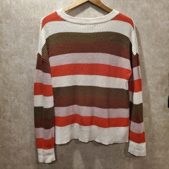 Madewell Patch Pocket Pullover Sweater in Walton Stripe - Picture 6 of 7